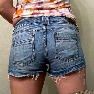 X2 Express Cutoff Denim Jean Shorts